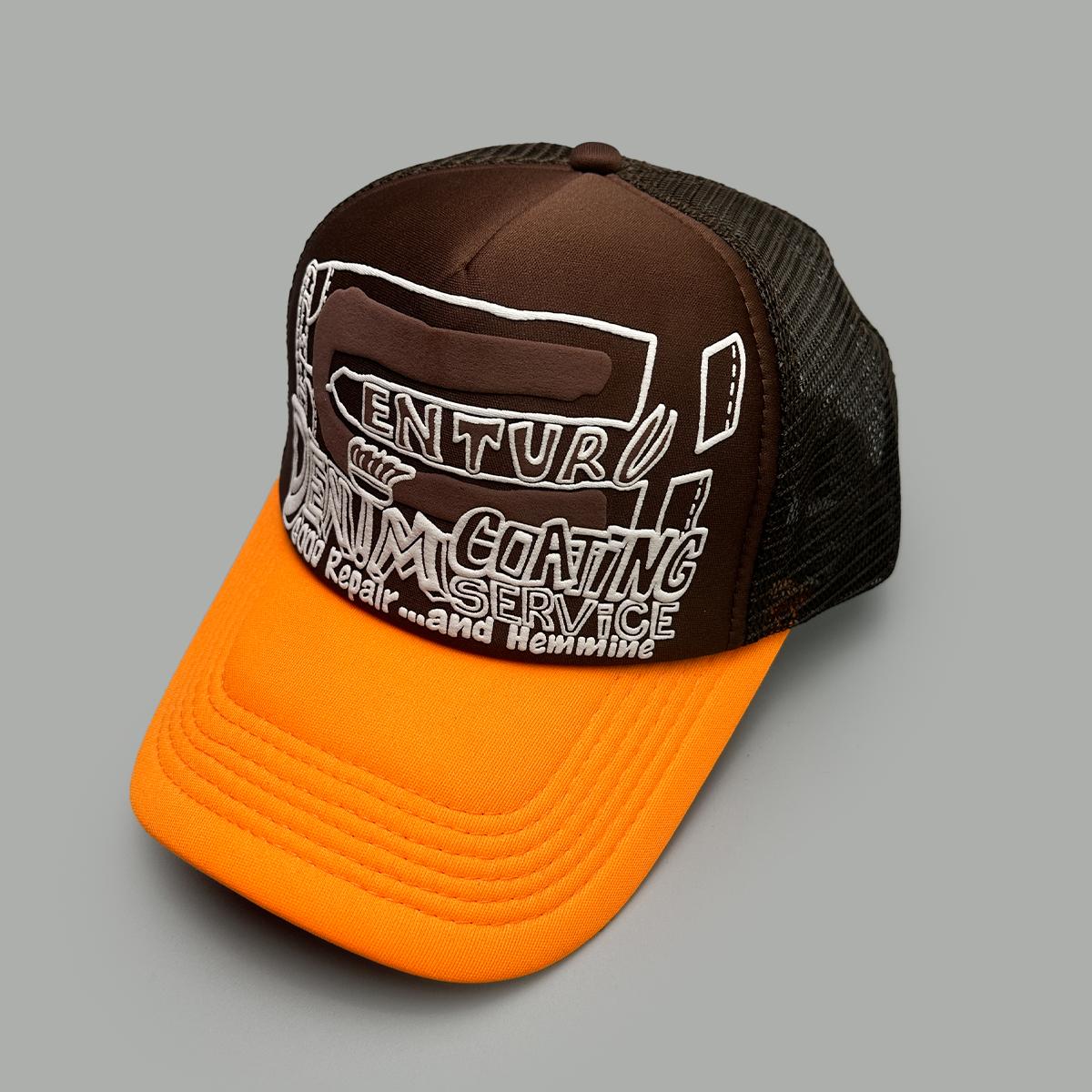 

American Style 3D Printed Letter Baseball Hats New Unisex Sunshade Personal Breathable Color Block Versatile Mesh Trucker Caps 52-60cm