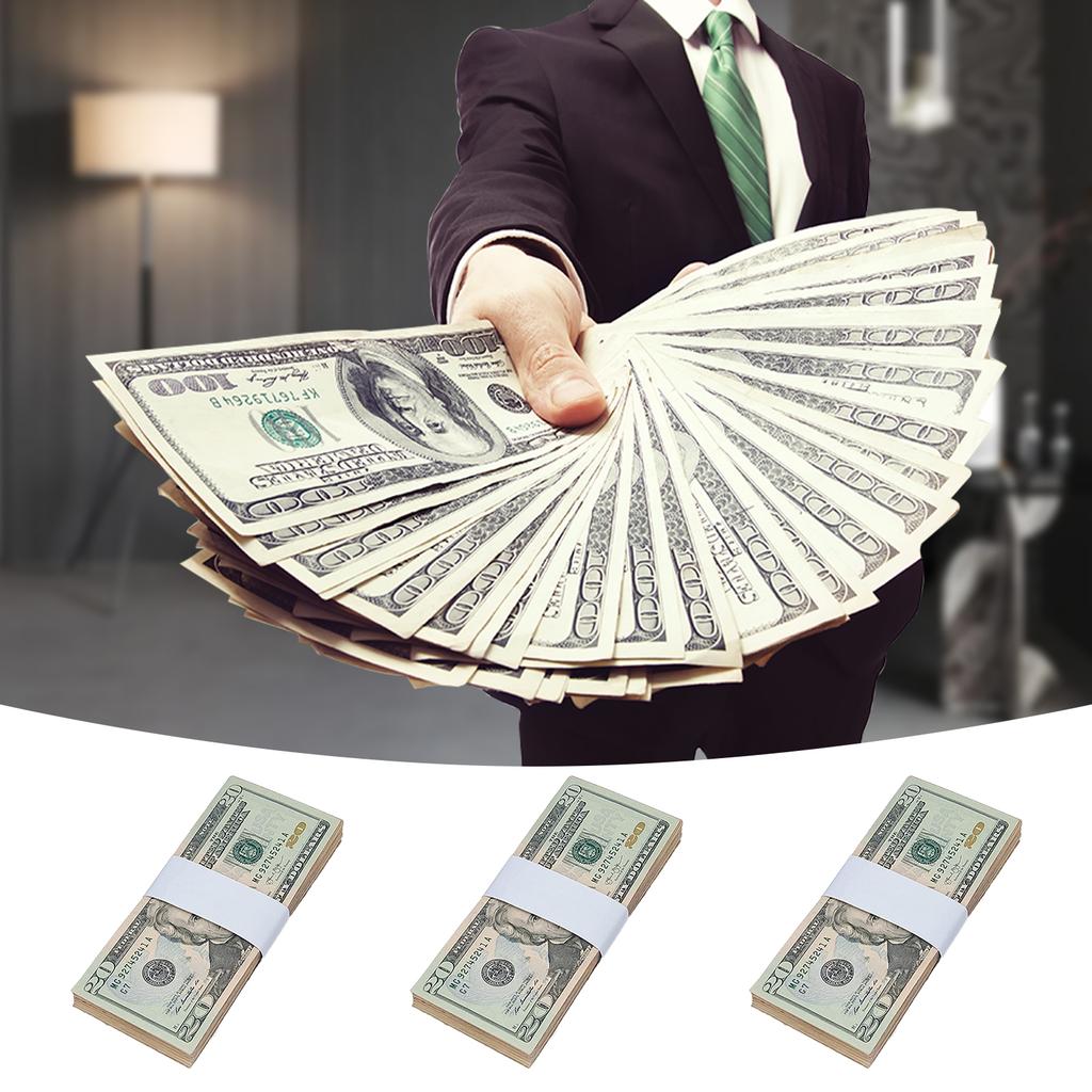 300 Pcs Cash Currency Straps Money Paper Bands Bill Wrappers Adhesive Money Bands Cash Organizers for Office Bank