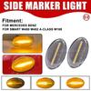 NEW For Mercedes Benz Smart W450 W452 A-Class W168 Vito W639 W447 Citan W415 2pcs Led Dynamic Turn Signal Side Marker Light
