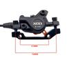 XOD E-Bike Hydraulic Brake Cut Off Power Brake 2 Pin Waterproof Plug Hose Front 1000mm / Rear 1800mm Bike Disc Brake