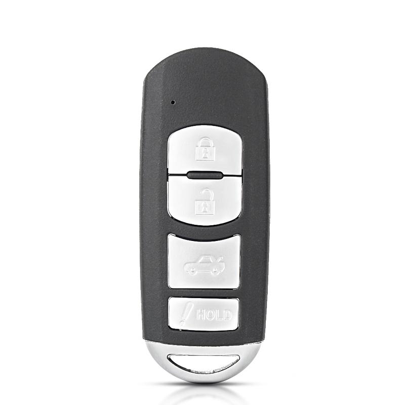 KEYYOU Remote Key For Mazda CX-5 2016-2019 CX-9 WAZSKE13D01 D02 WAZSKE13D01/D02 315Mhz ID49 Chip 3/4 Buttons