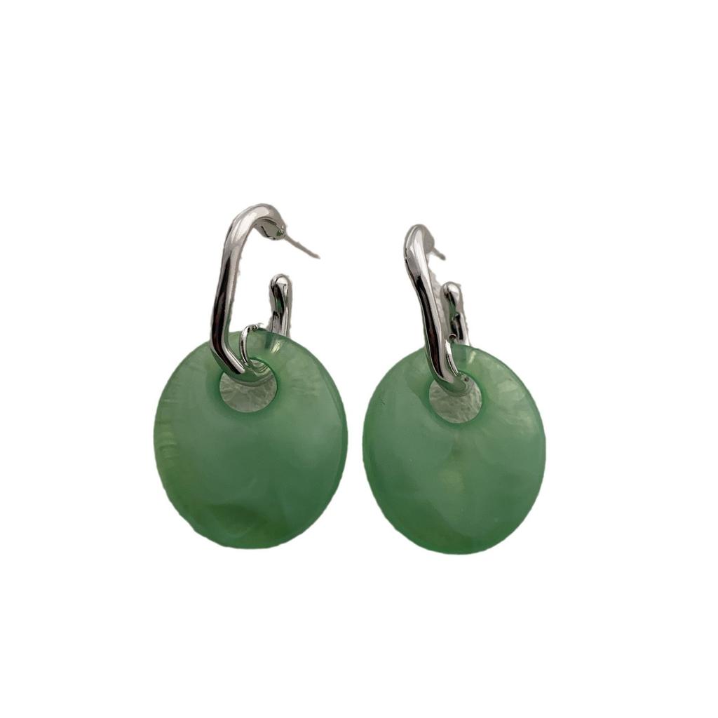 Orecchini Semplici Temperamento a Forma di U Piatta Orecchini di Lusso Leggero da Donna Orecchini di Design alla Moda