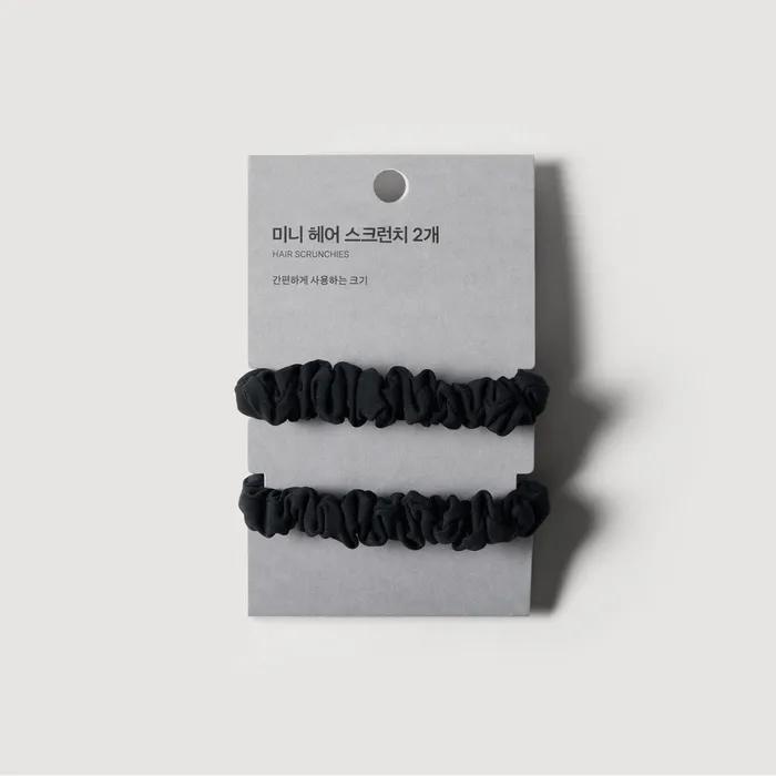 [JAJU] Mini Hair Scrunchie 2 Pcs