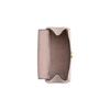 Coach Morgan Detachable Chain Strap Snap Closure Crocodile Embossed Leather Crossbody Card Case Women Card Case Gray Birch CN379-IMC2J