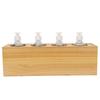 Massage Oil Heater 4 Bottles Constant Temperature Quick Heating Removable Lotion Warmer 110‑240V US
