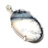 Dendrite Opal Gemstone Handmade 925 Sterling Silver Jewelry Pendant 1.77" GK-2304