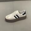 Sports shoes thick sole casual board shoes women 2025 new cowhide everything soft sole inside increase de training shoes