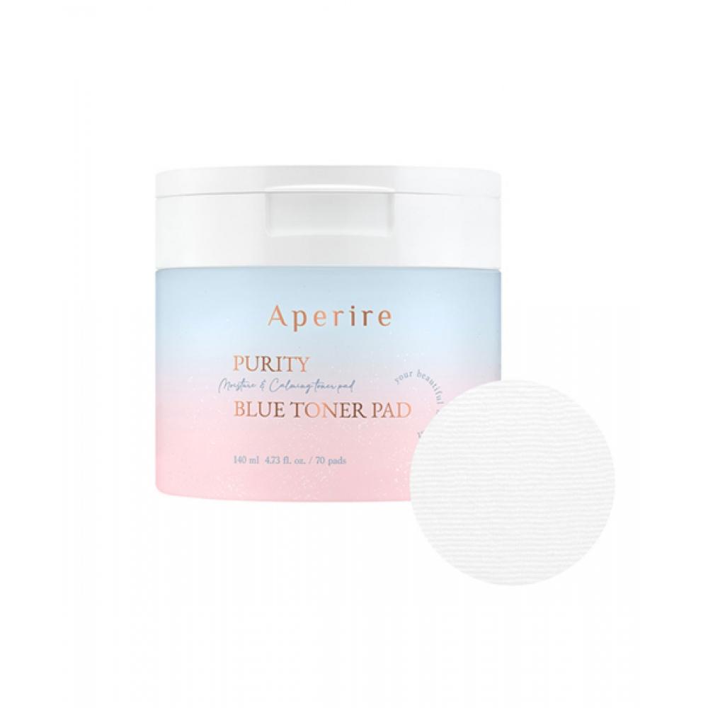Aperire Pure Blue Toner Pad 140ml 70 Sheets