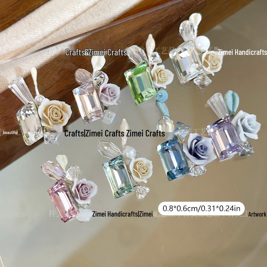 

New Crystal Rhinestone Nail Art: Super Shiny, Pointed, and Irregular Designs