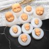 3D Dolls Head Baby Face Mold Silicone Cake Mold Model Handmade Soap Clay Plaster Mold Fondant Chocolate Sugar Craft Mold