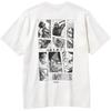 UNIQLO Attack Titan T-Shirts Unisex White Crew Neck Moderate Straight Fit (Unisex) T-Shirts 462901 01
