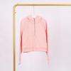 LULU Women's Hooded Half-Zip Terry Cloth Sweatshirt with Gold Logo & Zipper, Plus Velvet Yoga Wear