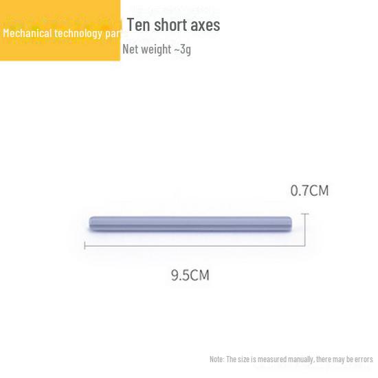 Kompatibilní stavební bloky s velkými částicemi: Příslušenství pro výuku mechanických převodů a robotů (9656 sypkých kusů)