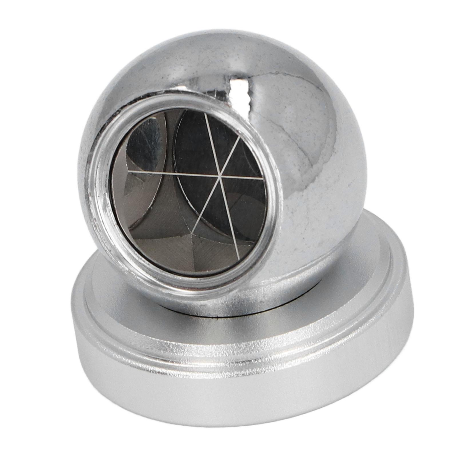 Total Station Spherical Sphere Prism K9 Glass Magnetic Base Total Station Ball Prism Land Surveying Equipment Aluminum alloy+k9 glass