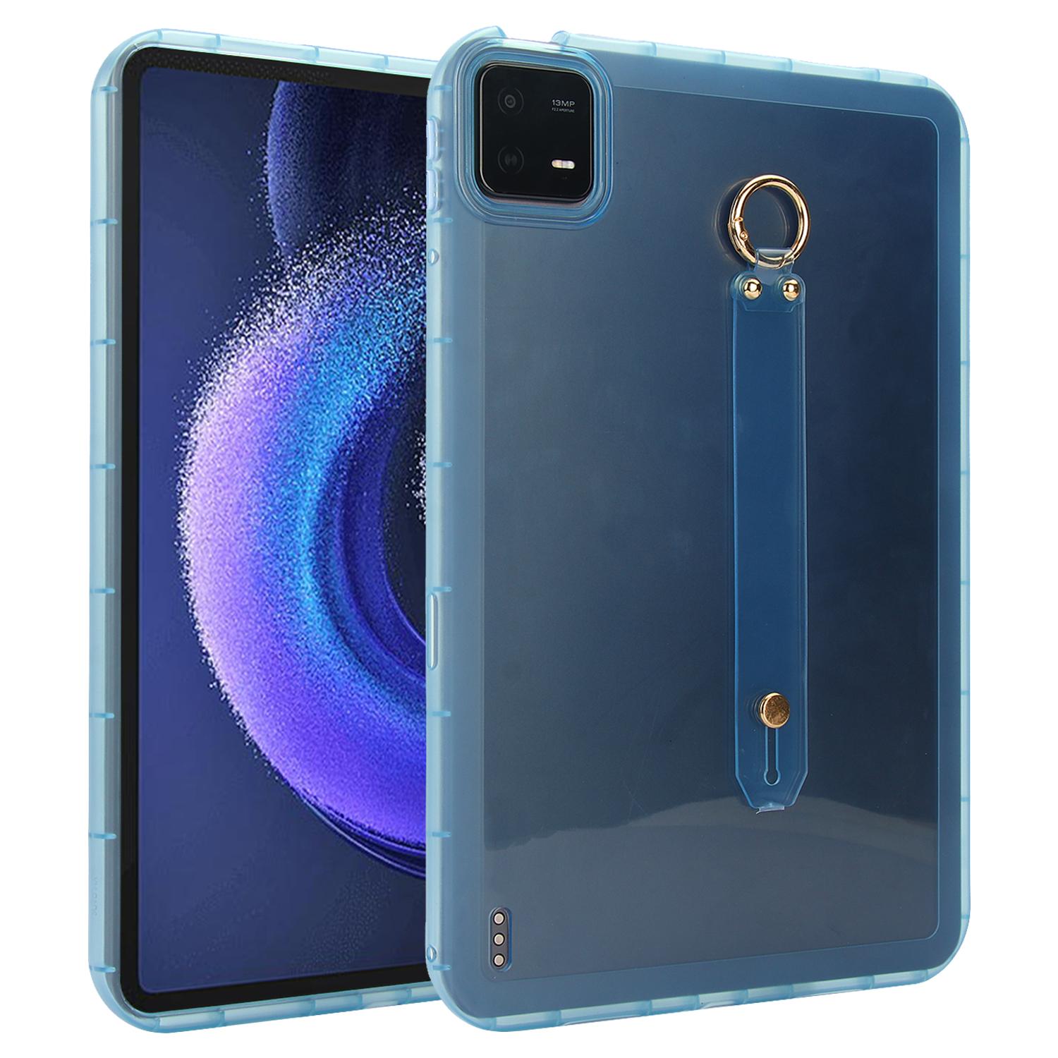 

Чехол для Xiaomi Pad 6 Pro/Pad 6 Противоударный ТПУ чехол для планшета с ремешком на запястье Blue