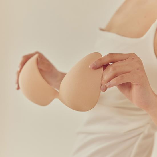 Skinny Five Dupri Air Seamless Nude Bra Half Cup
