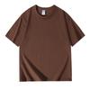 Summer Youthful Oversized Morandi T-Shirt - Cotton, Short Sleeve, Black/White/Dark Gray