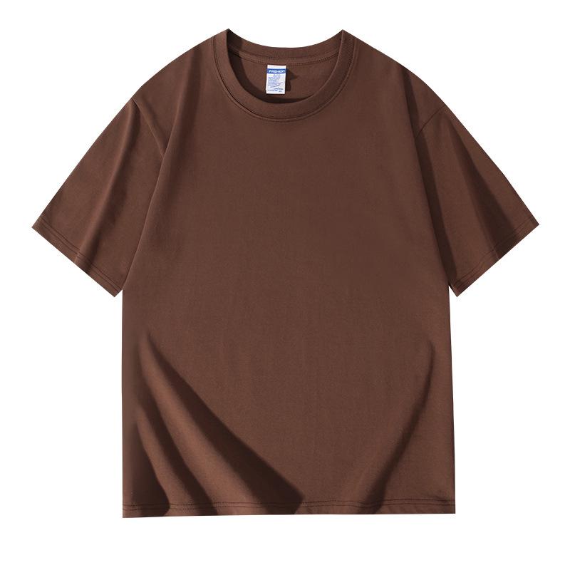 Summer Youthful Oversized Morandi T-Shirt - Cotton, Short Sleeve, Black/White/Dark Gray