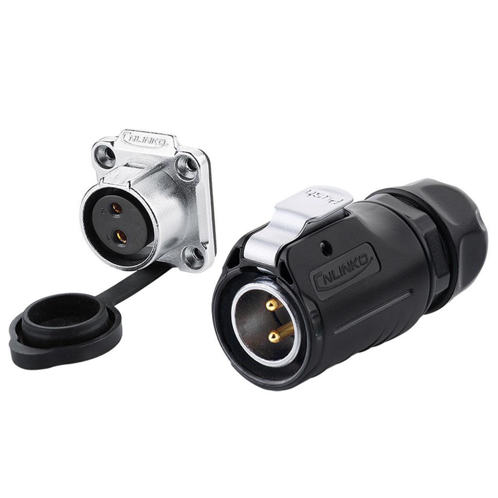 1pc Female plug male socket Inversion waterproof Connector 2/5/7/9-pin Plug socket Solar Energy for DC Connector