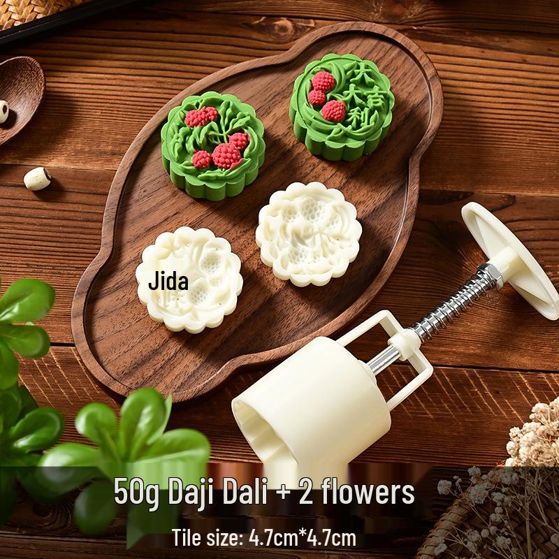 Mid-Autumn Mooncake Mold Stamp Tool for Ice Skin Mung Bean Pastry