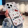 Hello Kitty Transparent Casing For Motorola Moto G60 G73 G53 G72 G52 G71 G22 G30 Edge 40 Pro G32 G30S 5G Cartoon Thin Phone Case