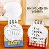 Mini Standing Calendar Appl Shape Desktop Calendar New 2027 Desk Calendar  School Supplies
