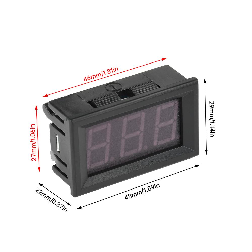 0.56 inch Temperature Sensor Module Meter Detector With Sensors Probe DC 5-12V Thermometer LED Digital Tester Panel -55~+120℃
