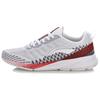 Li Ning Cushioning Abrasion Resistant Lightweight Low Top Running Shoes Women's White Red ARHN116-1