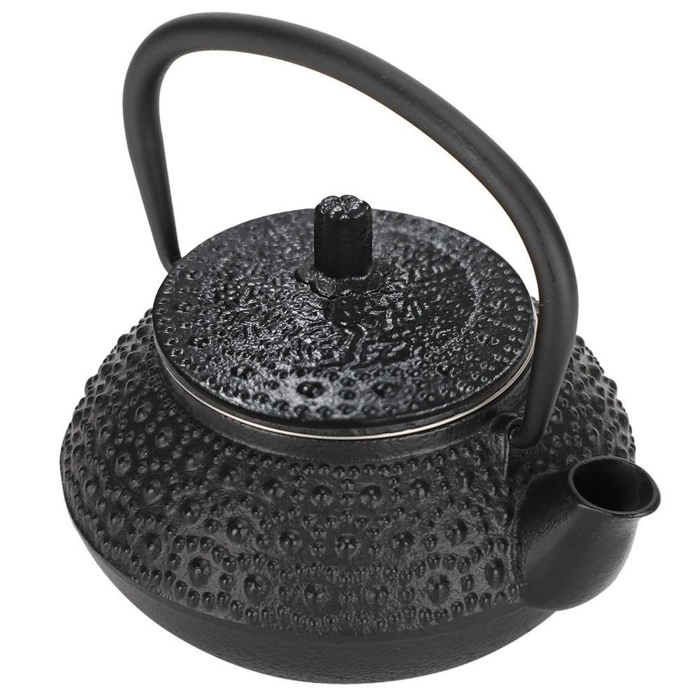 Raindrop Cast Iron Teapot Hammered Texture Japanese Tetsubin Teapot  For Restaurant