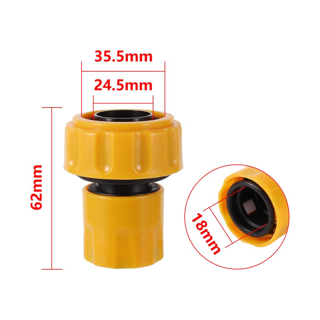 EU 3/4” Thread Quick Connector Car Washing Universal Hose Nipple Adapter 1/2" 5/8" 1" Pipe Fast Joint Garden Water Filter Mesh