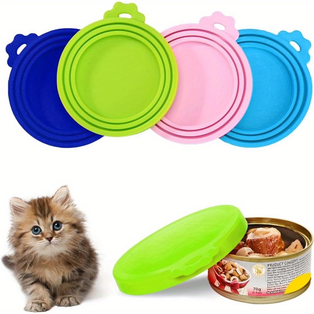 Silikon Haustierfutter Dosenabdeckung Universelle Luftdichte Versiegelung für Hunde Katzen Dosen