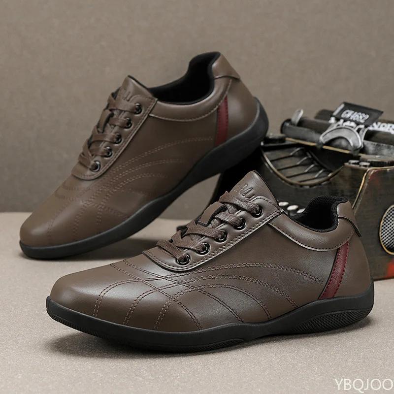 Fashion British Style Plus Size Men's Shoes Casual New Versatile Board Shoes Sports Flat Bottom Vulcanized Single Shoes Zapatos Hombre