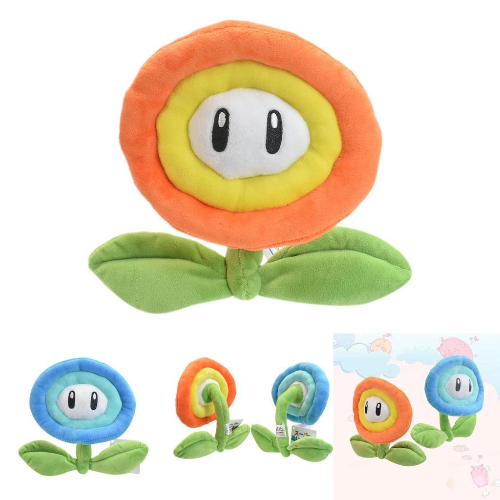 New Mario Plush Orange Flame Blue Ice Sunflower Soft Toy 18cm