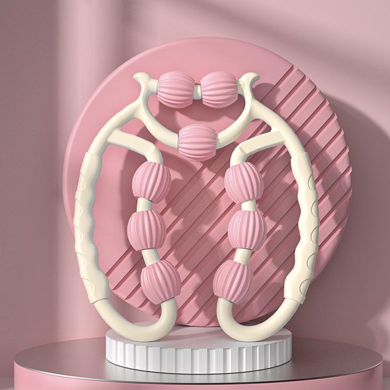 9-Wheel Leg Massager: Soothing Calf Roller for Muscle Relaxation and Beauty