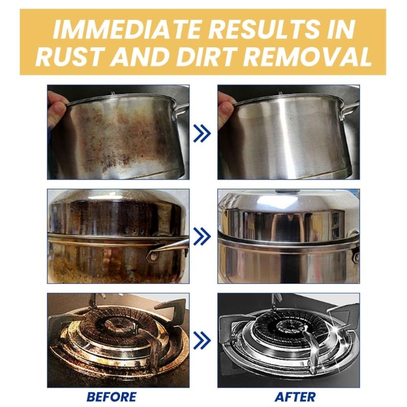 Professional Metal Surfaces Care StainlessSteel Polish Cleanings Pastes Quick Restorations