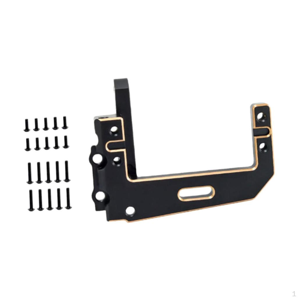 Brass Servo Stay Mount Assembly Upgrade Part Bracket Steering Gear Seat for 1:10 Sacle