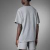 Adidas Originals Trefoil Pure Color Casual Crew Neck Short Sleeve T-Shirt Men Tops Gray HM5113