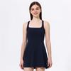 WEZHO Women's Two-Piece Bare-Feel Sports Dress & Safety Shorts