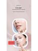 Rechargeable Portable LED Makeup Mirror with Light, Double-Sided, Custom Magnification, Compact Folding Design