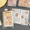 Cute Capybara Hand Book Lovely Loose-Leaf Student Notebook Diary Cartoon Portable Detachable Notepad Student Stationery Gifts