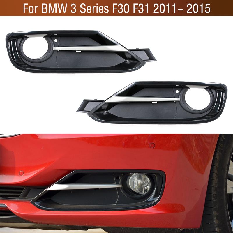 51117300737 51117300739 Front Bumper Fog Light Lamp Trim Cover Frame Foglamp Lid Bezel For BMW 3 Series F30 F31 2011 2012-2015