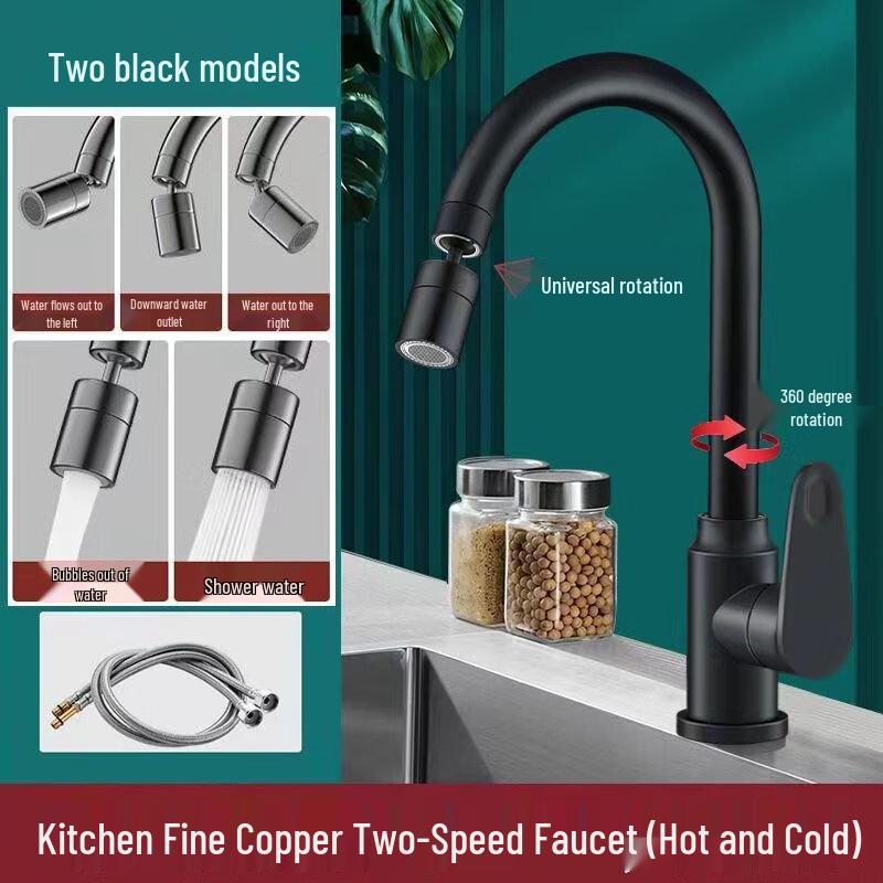 

Junshi Gray Kitchen & Bathroom Mixer Faucet