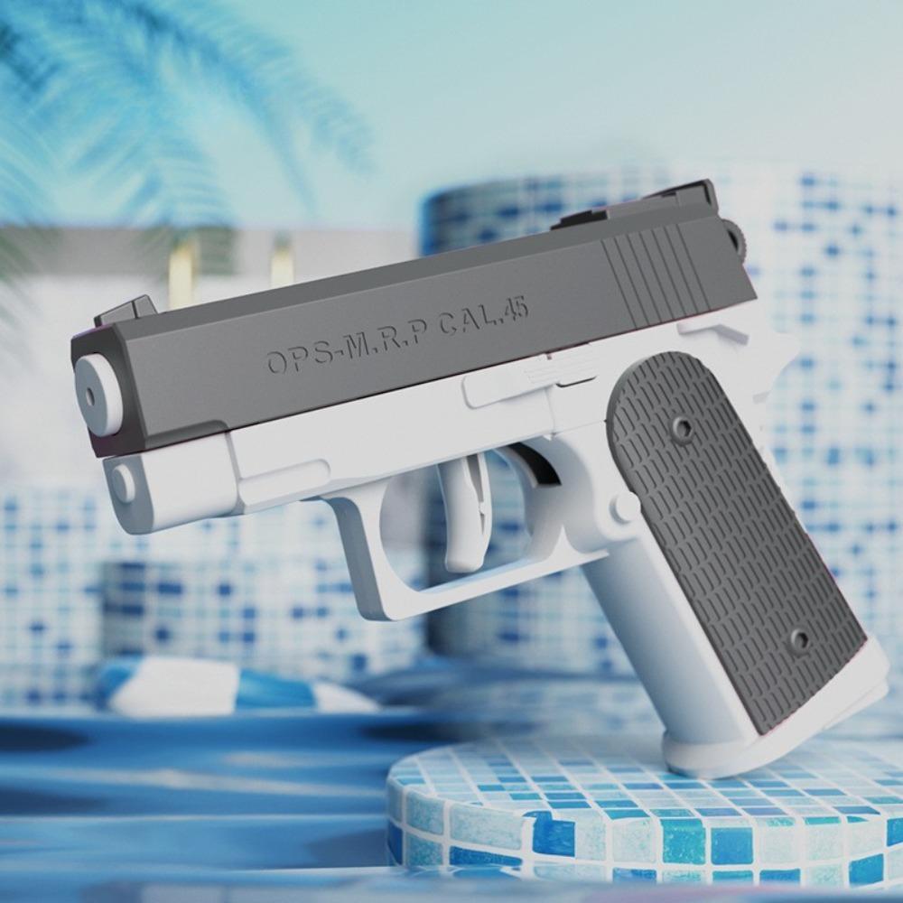 

M1911 Водные пистолеты Пистолет Игрушка Водные пистолеты, Летние Игры для стрельбы в бассейне и на пляже, Уличные игрушки, Водный бластер Пистолет для детей и взрослых серый
