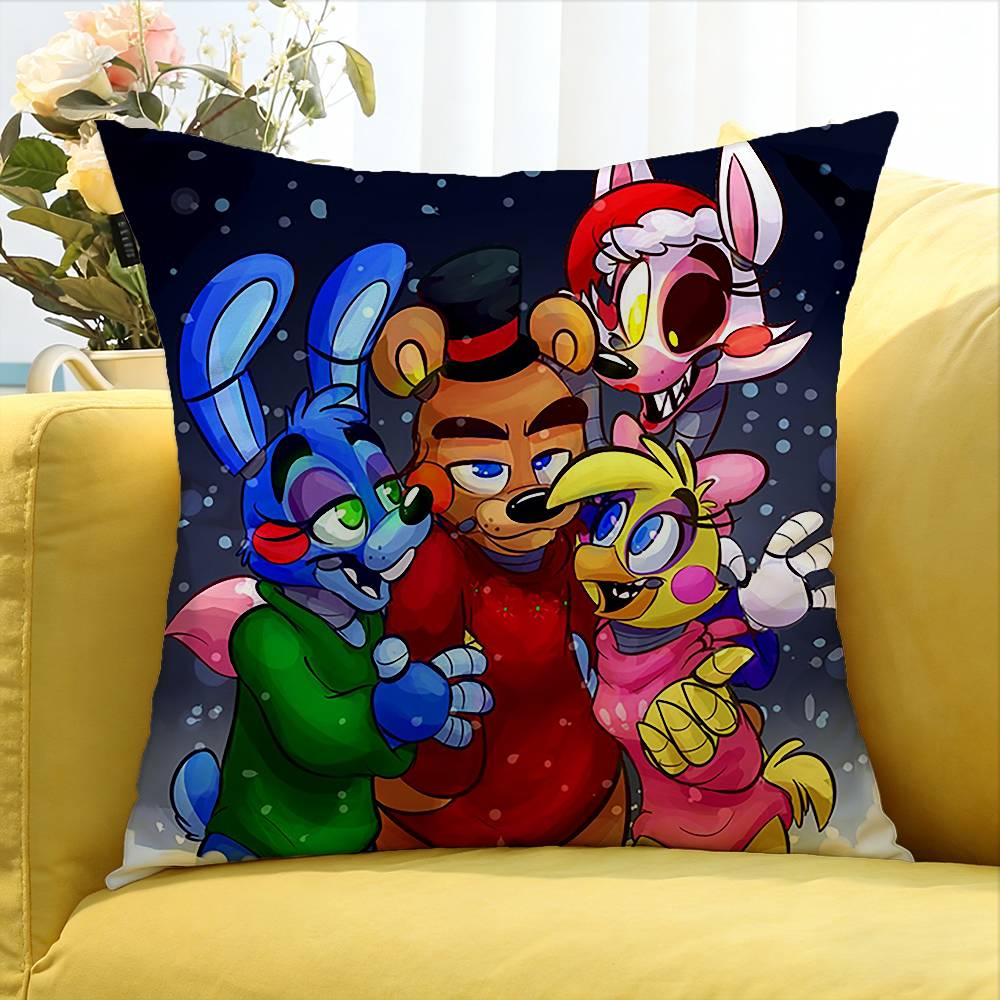 WFnafS World Various Sizes Square Pillow Case For Car Home Bedchamber Decor