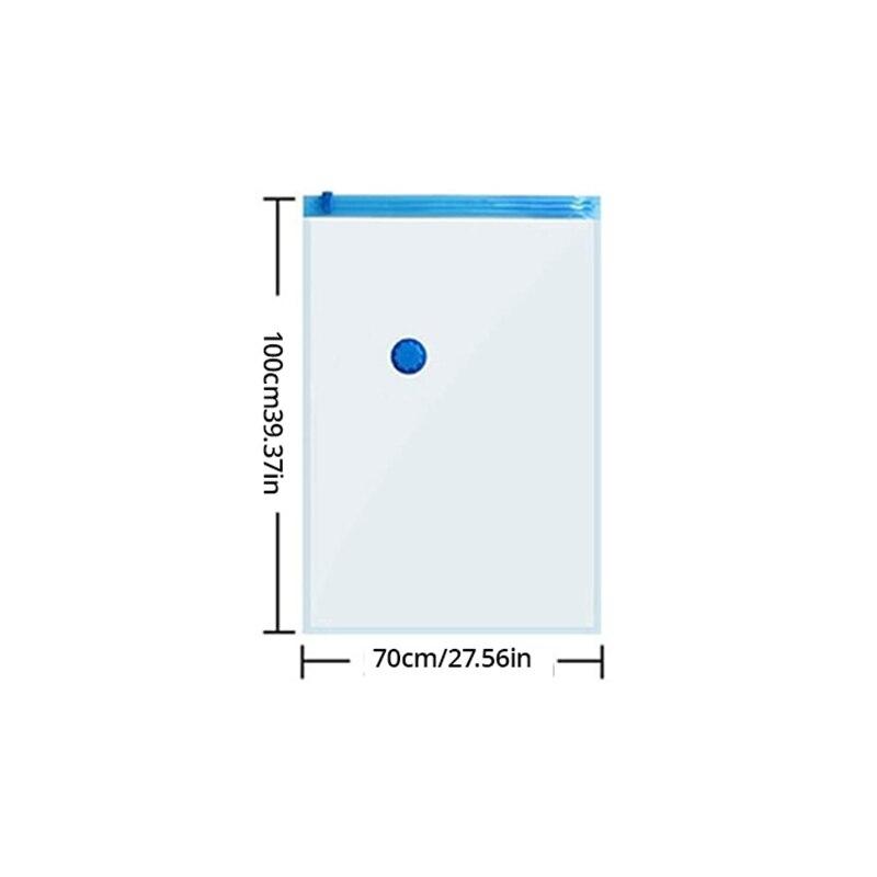 1 Stück 6 Größen Feuchtigkeitsdicht Vakuumbeutel Kleideraufbewahrung Mit Ventil Transparent Faltbar Reise Platzsparend Absaugkompression