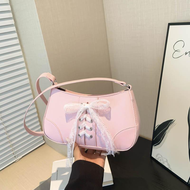 Bowknot Summer Trendy Small Square Handbag For Fashionable Women In Colors Various