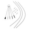 Set Tubo del Latte per Macchina da Caffè Jura Completamente Automatica Tubi del Latte per Caffè con Connettori Spazzole per Tubi