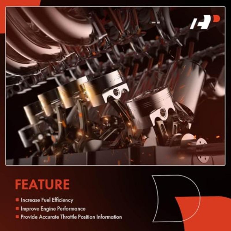 

TPS Throttle Position Sensor Compatible with Ford Bronco 1985-1995 E-150 E-250 E-350 1986-1996 F-150 F-250 F-350 1985-1997 Repl