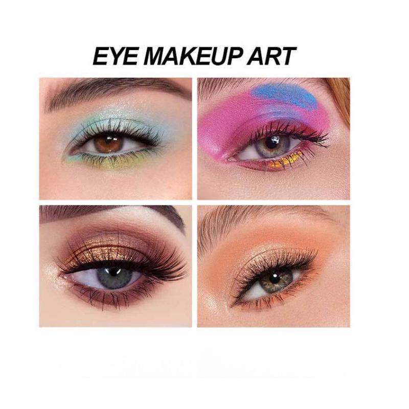 NEW Transparent Nine-color Eyeshadow Disc Earth Color Pearlescent Matte Makeup Ins Eyeshadow