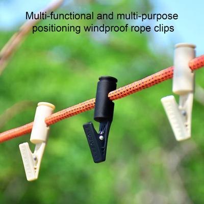 1/5Pcs Outdoor Clothesline Positioning Clip Portable Underwear Socks Laundry Clothes Peg Clothespin Mini Multi-function Camping Windproof Clip
